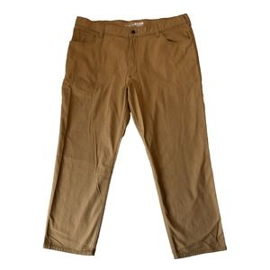Carhartt Pants Mens 40x30 Brown‎ Relaxed Fit Canvas 5 Pocket Workwear Work